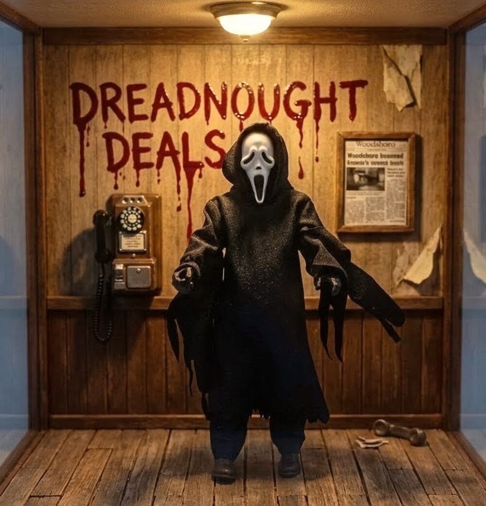 NECA Scream Ghostface 8 Inch Clothed Action Figure Retro Halloween Scream 2019
